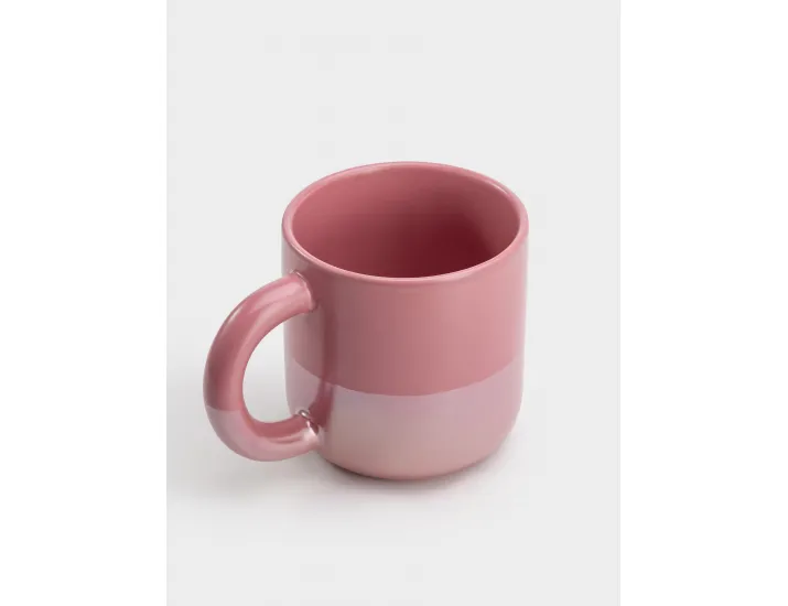 Кружка 350 мл тёмно-розовая Maxwell & Williams Горизонт