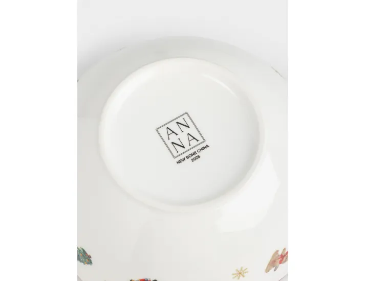 Салатник 15x6 см 720 мл белый Лошадка Anna Lafarg Miracle