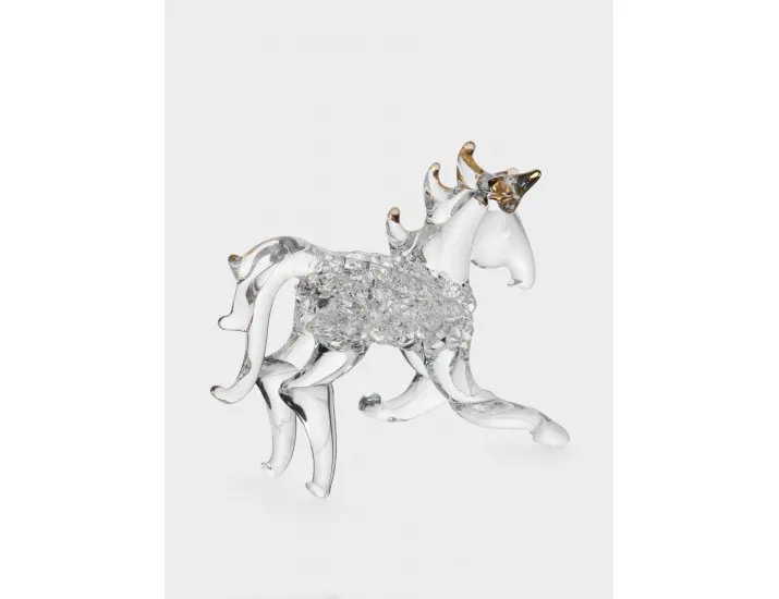 Статуэтка 8х9 см золотистая Лошадка Anna Lafarg Horse