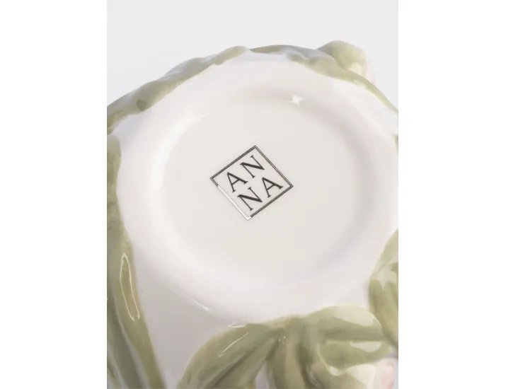 Ваза для цветов 19 см молочная Розовые тюльпаны Anna Lafarg Tulip