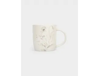 Кружка, 360 мл, фарфор N, молочная, Полевые цветы, Flower melody