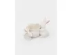 Конфетница 19х15 см молочно-золотистая Кролики с цветком Anna Lafarg White Rabbit