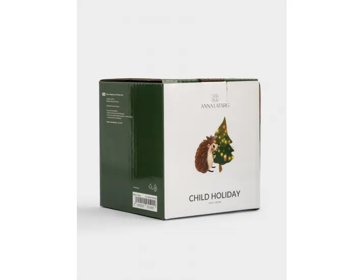 Кружка 320 мл белая Ежик у елки Anna Lafarg Child holiday