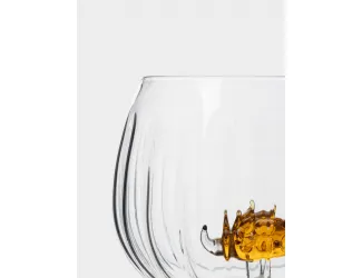 Кружка, 400 мл, стекло Б, Еж, Autumn Forest