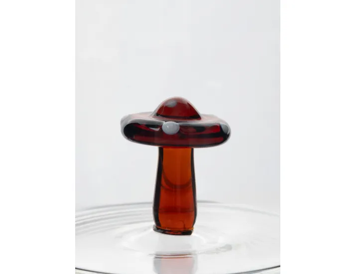 Кружка 400 мл коричневая ручка Гриб Anna Lafarg Autumn forest