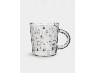 Кружка, 480 мл, стекло Б, Домики, Townlet