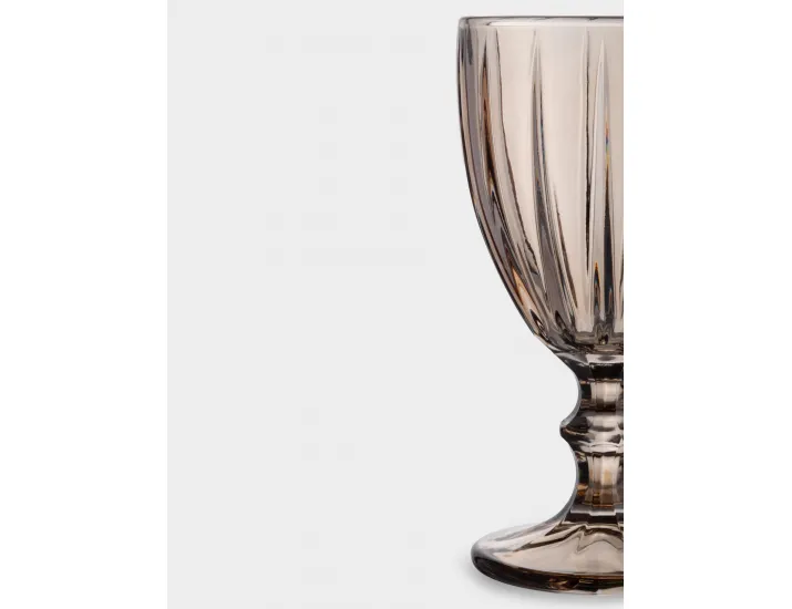 Бокал-кубок для вина 300 мл коричневый Anna Lafarg Vivaldi