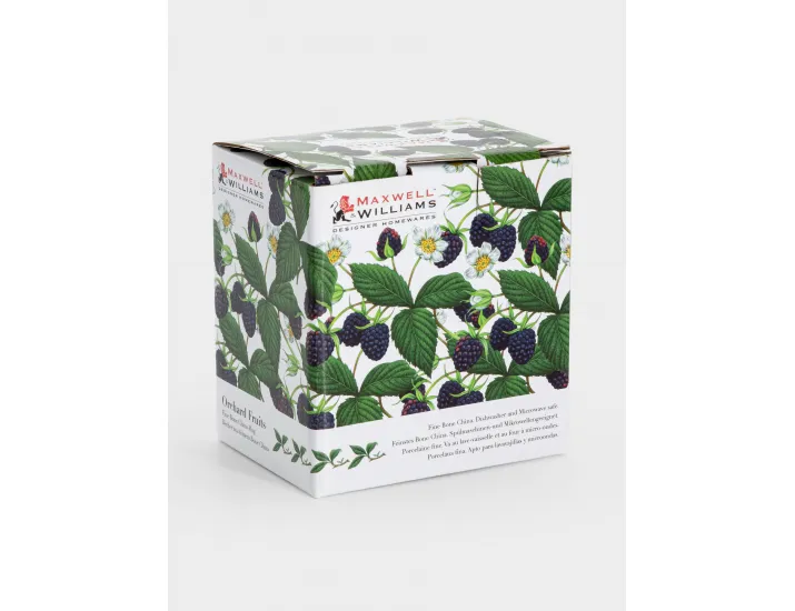 Кружка 300 мл белая Ежевика Maxwell & Williams Orchard Fruits