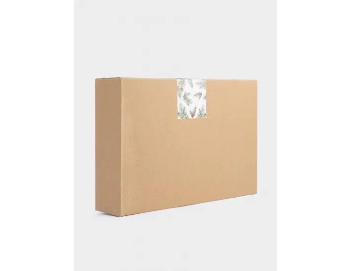 Блюдо 29х19 см с ручками зеленое Шишки на еловой ветке Anna Lafarg Fir branch