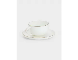 Чашка с блюдцем, 300 мл, Кашемир Gold