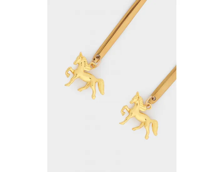 Ложка десертная 15 см 2 шт шампань Лошадь Anna Lafarg Horse