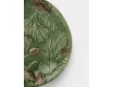 Блюдо глубокое 26х5 см зеленое Anna Lafarg Шишки на еловой ветке Fir branch