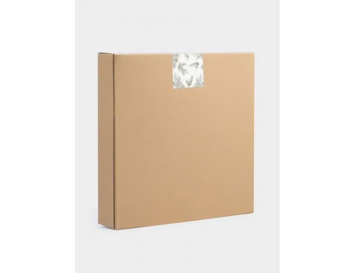 Блюдо глубокое 26х5 см зеленое Anna Lafarg Шишки на еловой ветке Fir branch