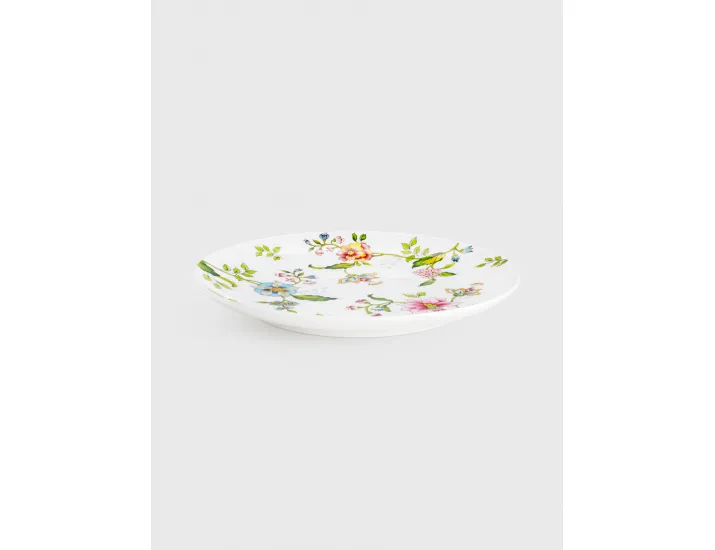 Тарелка закусочная 20,5 см белая Цветы Anna Lafarg Provence