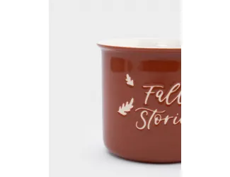 Кружка, 370 мл, фарфор N, оранжевая, Fall stories, Autumn