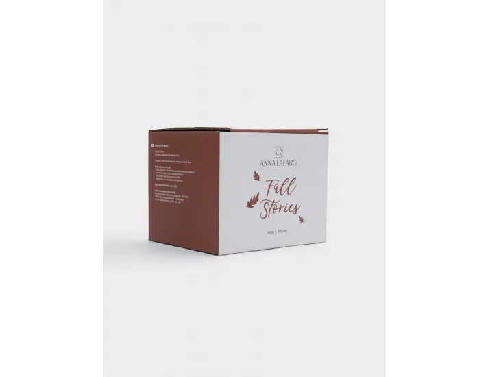 Кружка 370 мл оранжевая Anna Lafarg Fall stories Autumn