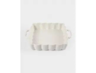 Форма для запекания 26х26 см с ручками квадратная белая в крапинку Anna Lafarg Bagel