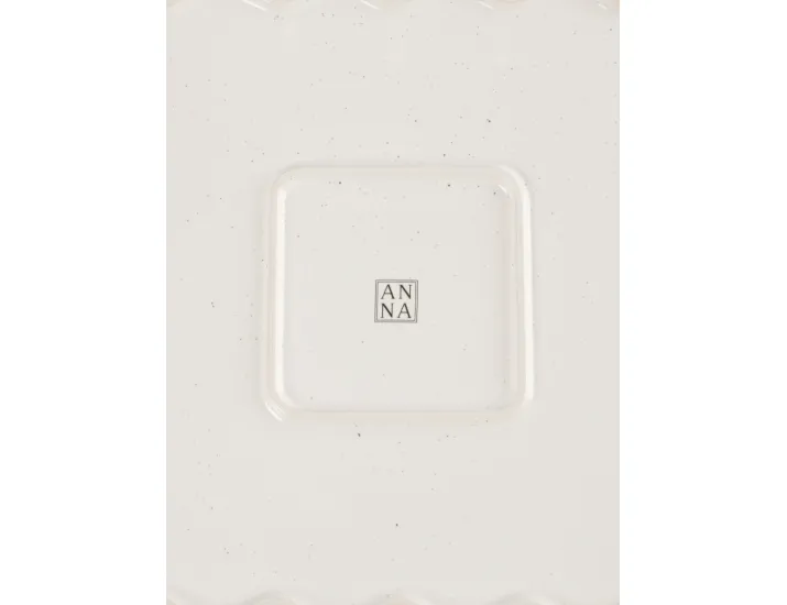 Форма для запекания 26х26 см с ручками квадратная белая в крапинку Anna Lafarg Bagel