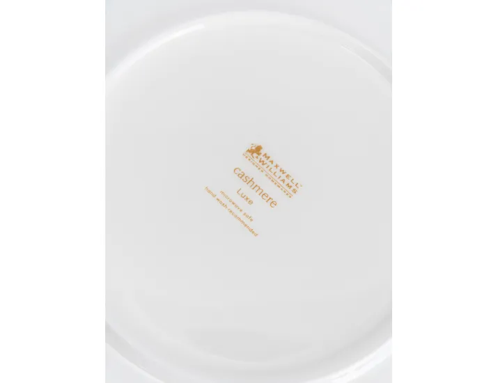 Набор обеденный 4 персоны 12 предметов белый с золотистым кантом Maxwell & Williams Кашемир Голд