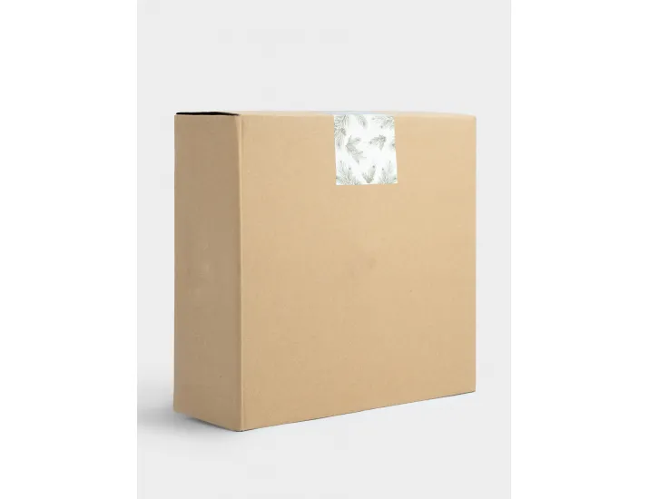 Менажница с декором 23 см 3 отделения зеленая Шишки на еловой ветке Anna Lafarg Fir branch