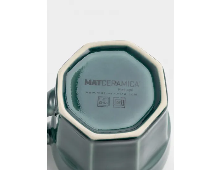 Кружка 320 мл бирюзовая Matceramica Paris