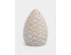Статуэтка 11 см с подсветкой бежево-молочная Шишка Anna Lafarg Pinecone