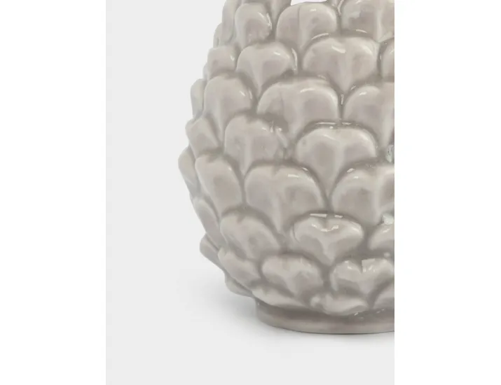 Емкость для соли или перца 7 см бежево-молочная Шишка Anna Lafarg Pinecone