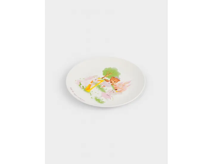 Набор посуды детский 1 персона 3 предмета белый Сказочные животные Anna Lafarg Fabulous animals