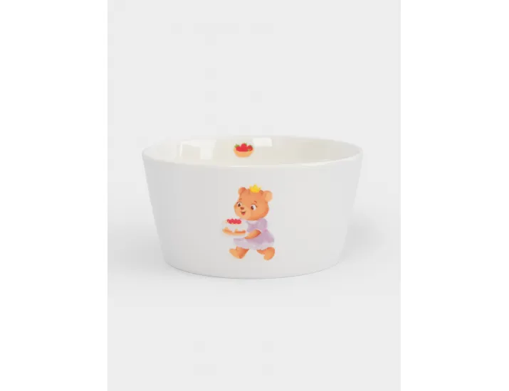 Набор посуды детский 1 персона 3 предмета белый Сказочные животные Anna Lafarg Fabulous animals