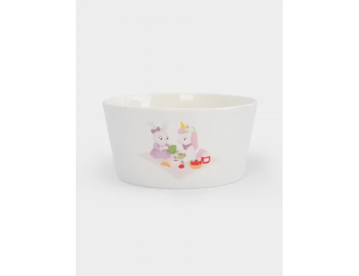 Набор посуды детский 1 персона 3 предмета белый Сказочные животные Anna Lafarg Fabulous animals
