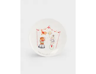 Набор посуды, детский, 1 перс, 3 пр, фарфор N, белый, Животные в цирке, Circus