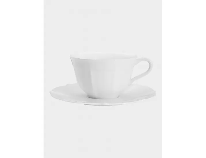 Сервиз чайный на 6 персон 14 предметов Anna Lafarg Emily Lotus white