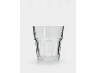 Стакан, 9 см, 300 мл, стекло, Граненый
