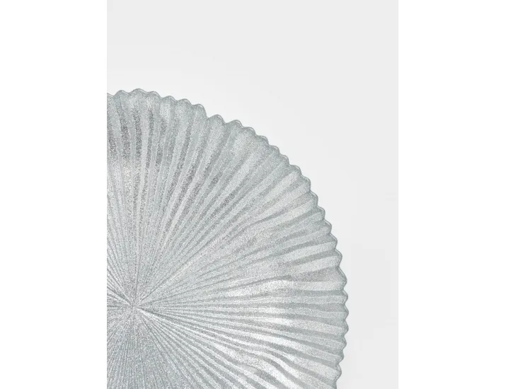 Тарелка обеденная 28 см серебристая Anna Lafarg Avila