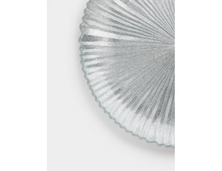 Тарелка обеденная 28 см серебристая Anna Lafarg Avila