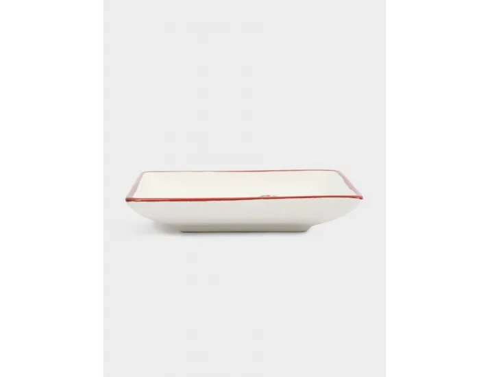 Блюдо 15х15 см квадратное красное Лошадка Anna Lafarg Festival