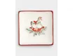 Блюдо 15х15 см квадратное красное Лошадка Anna Lafarg Festival