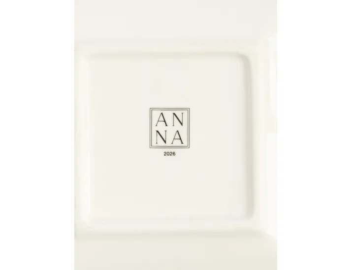 Блюдо 15х15 см квадратное красное Лошадка Anna Lafarg Festival