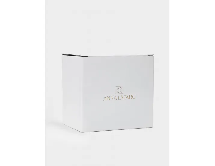 Кружка 340 мл молочно-золотистая Ель со звездой Anna Lafarg New year