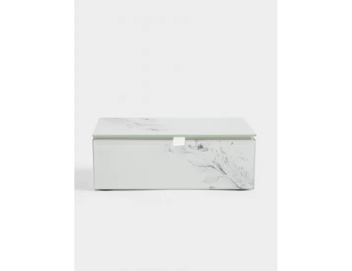 Шкатулка для украшений 15x10 см молочная Цветы Anna Lafarg Flower melody