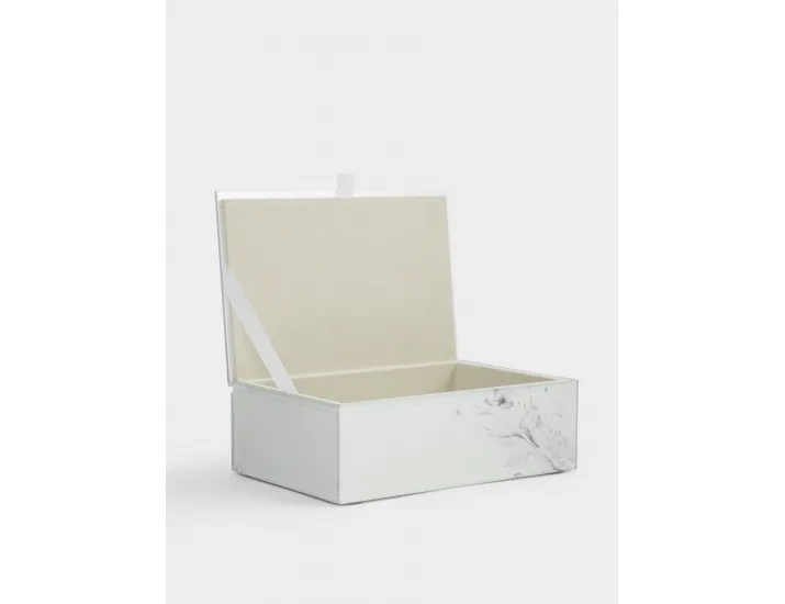 Шкатулка для украшений 15x10 см молочная Цветы Anna Lafarg Flower melody