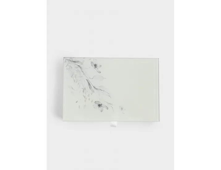 Шкатулка для украшений 15x10 см молочная Цветы Anna Lafarg Flower melody