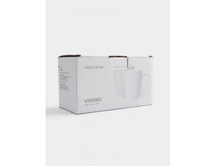 Кружка 350 мл 2 шт молочная в крапинку Anna Lafarg Viveiro