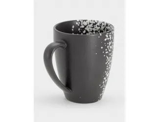 Кружка 400 мл черная в белую крапинку Maxwell & Williams Caviar Galaxy