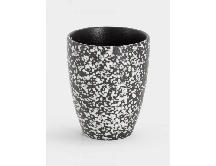 Кружка 400 мл черная в белую крапинку Maxwell & Williams Caviar Galaxy