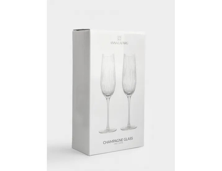 Бокал для шампанского 270 мл 2 шт Anna Lafarg Violin