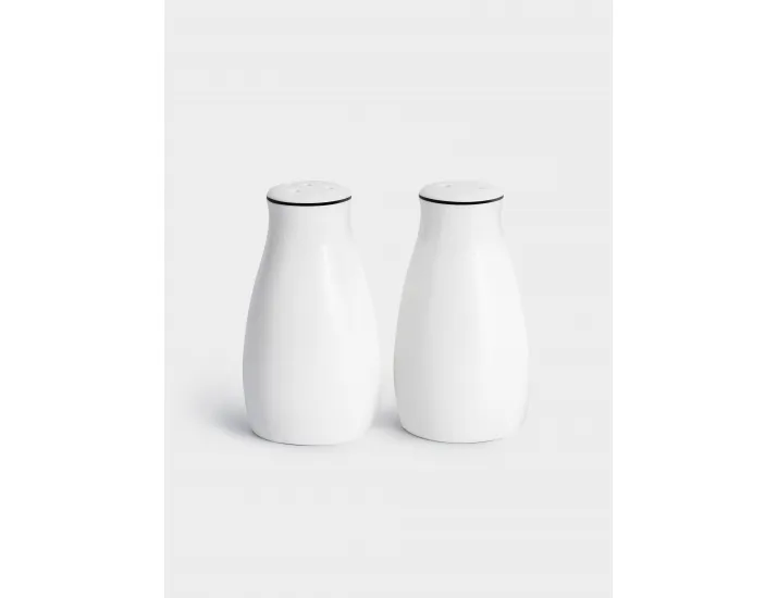 Сервиз обеденный 6 персон 27 предметов белый с серебристым кантом Anna Lafarg Айвори