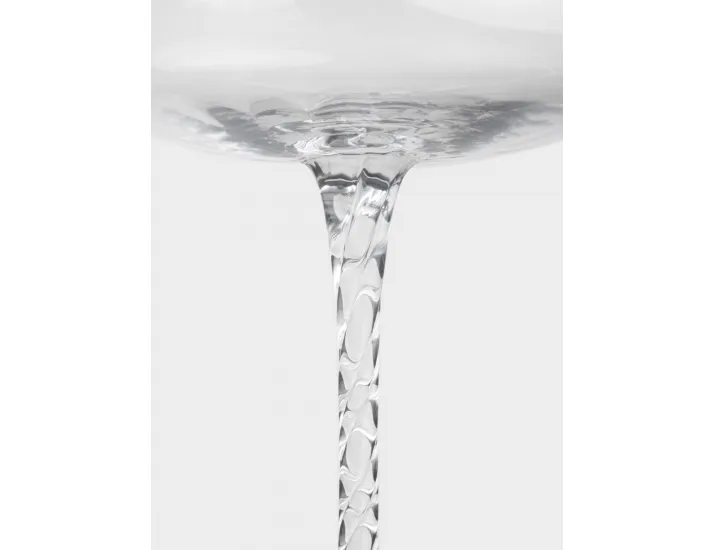 Бокал-креманка для шампанского 250 мл 2 шт с серебристым кантом Anna Lafarg Rhapsody