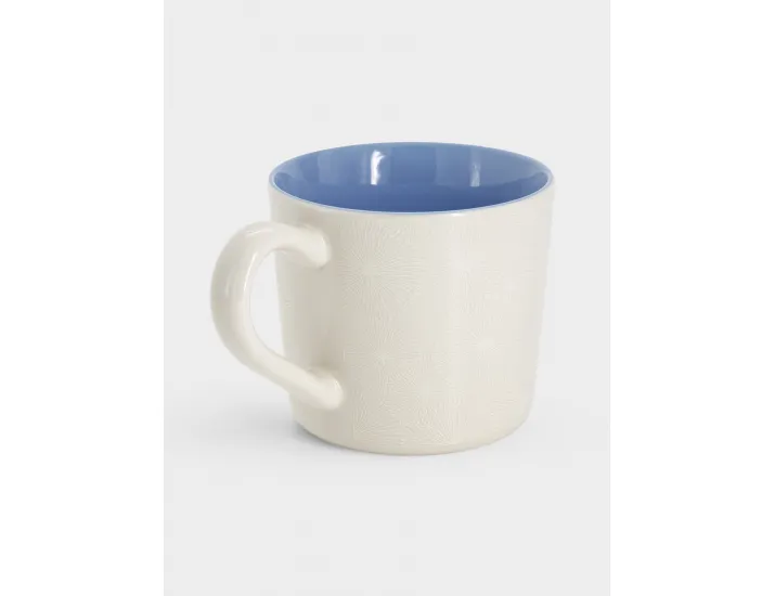 Кружка 450 мл бело-голубая Home & Style Frost