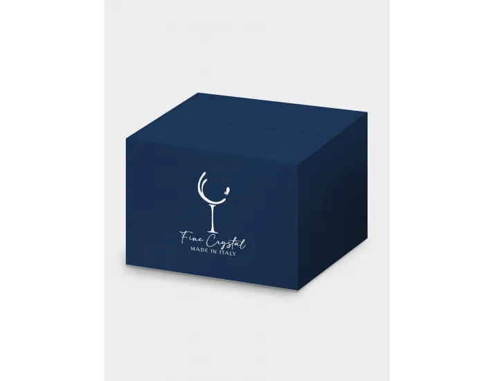 Набор стаканов для виски 6 предметов 365 мл Le Stelle Gemma Platinum